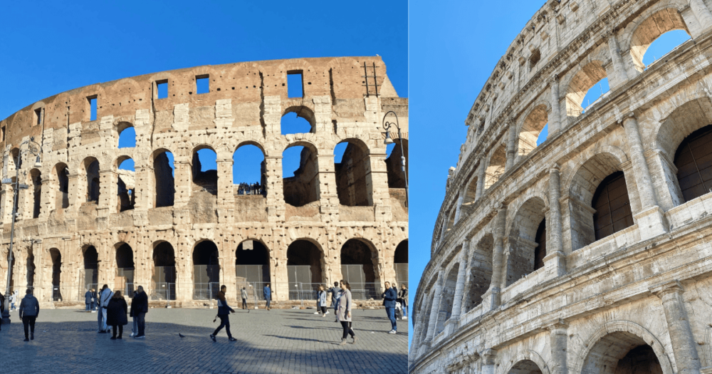 The Roman Colosseum - one of Rome's main attractions. Rome, Italy.