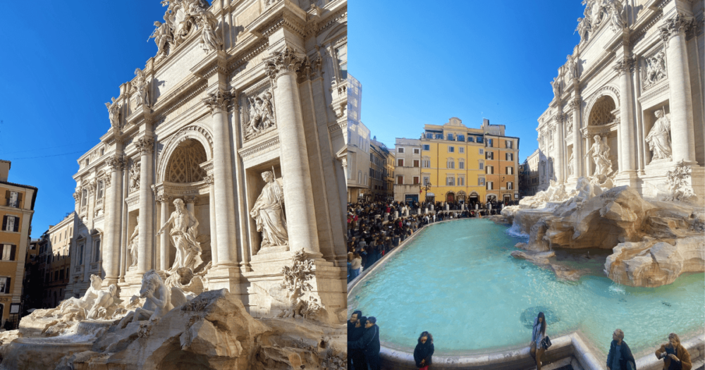 Remember to bring a penny for the Trevi fountain. Rome, Italy.