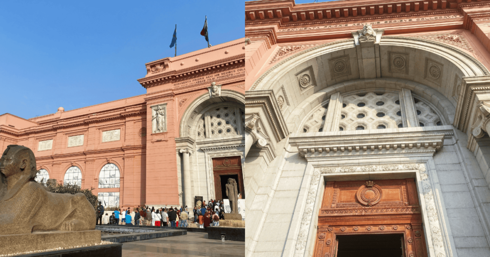 Egypt. Entrance to the Museum of Egyptian Antiquities. Explore Cairo in 24 hours. Everything Travel - Forever Living Yes.