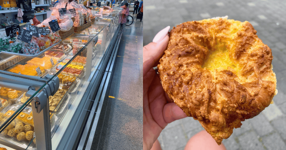 Delicious pastries at the Riga Market, Latvia on my solo trip. Everything travel. Forever Living Yes.