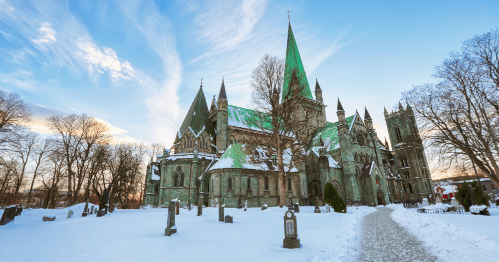 Cathedral Nidarosdomen in Trondheim. Things to do in Norway. Everything travel. Forever Living Yes.