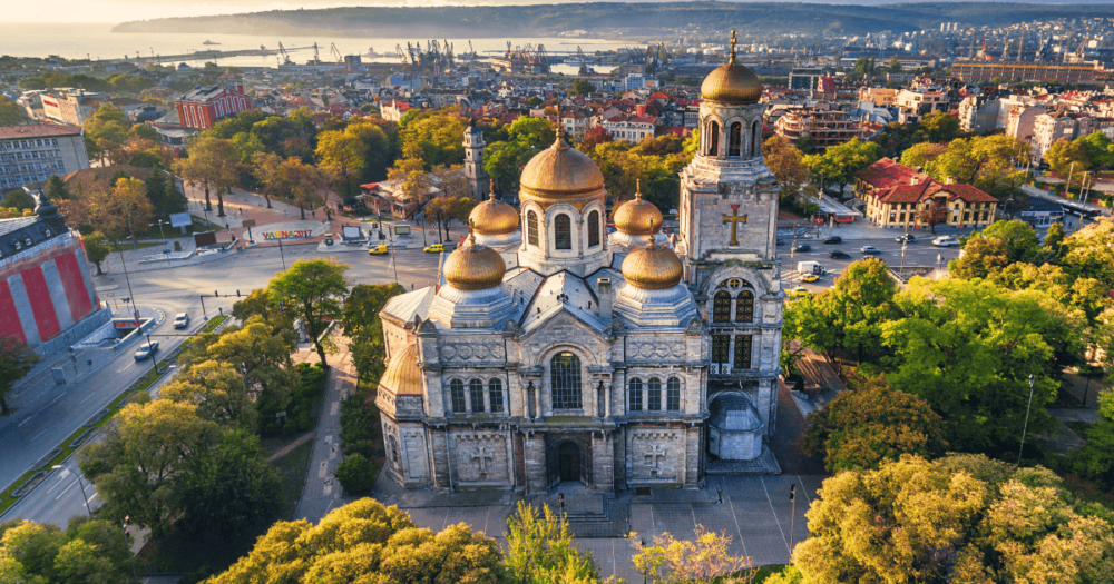 The Cathedral of the Assumption in Varna in Bulgaria. This European gem should be added to your travel list.