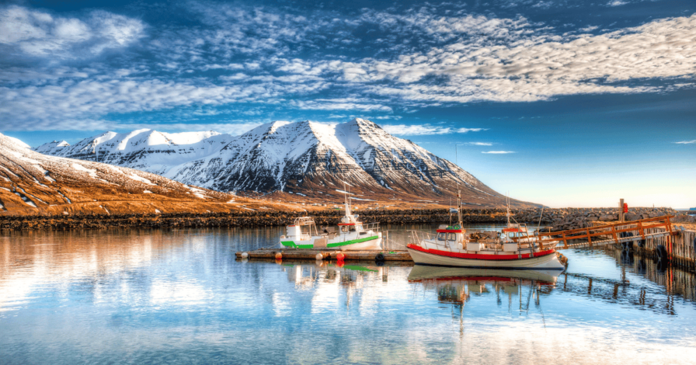 Fishing port in Olafsfjordur - Iceland 5 countries to visit in Europe 2025. Everything travel.