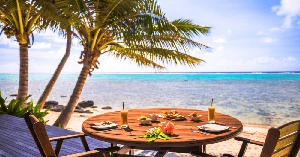 Find accommodation in Muri, Rarotonga for beachfront views. This iconic Oceania island in the Cook Islands is a dream destination. Everything travel. Forever Living Yes.