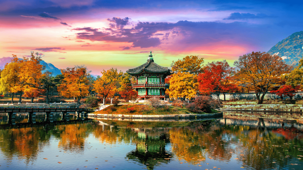 Gyeongbokgung Palace in autumn, South Korea. Everything travel.