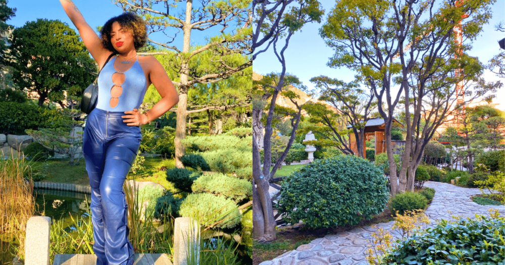 Enjoying the Japanese Gardens in Monte Carlo in Monaco. Everything travel.