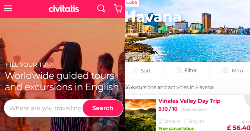 Civitatus is perfect for booking tours in Cuba, Havana