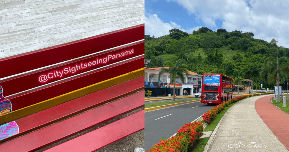 HOHO hop on hop off bus in Panama. This cool Central American sightseeing tour is the best! Everything travel. Forever Living Yes.