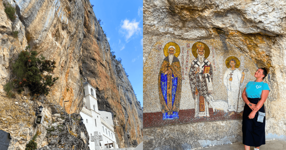 Ostroh Monastary Montenegro - A holy place with millions of visitors each year. Things to do in this European beauty. Everything travel. Forever Living Yes.